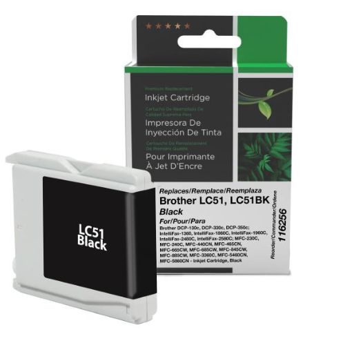 Picture of COMPATIBLE BROTHER LC51, LC51BK BLACK INK