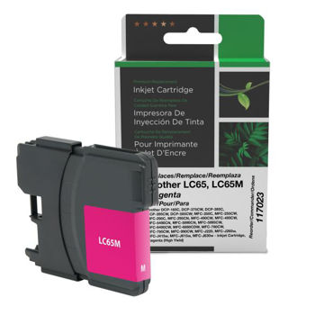 Picture of COMPATIBLE BROTHER LC65, LC65M HY MAGENTA INK